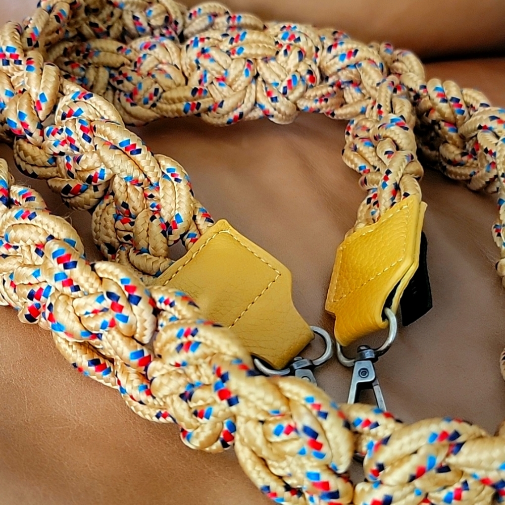 Anthropologie Braided bag strap